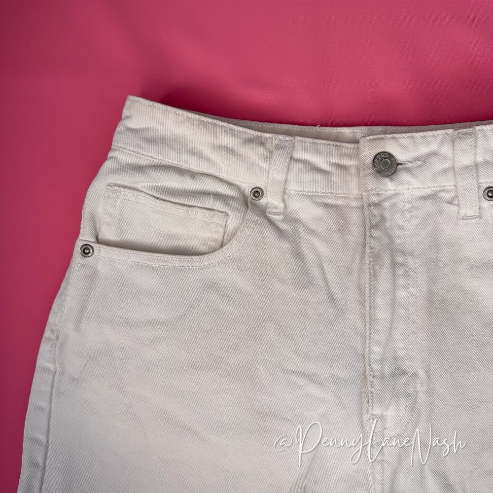 Harper Heritage White Cutoff High Rise Denim Short - Picture 3 of 10